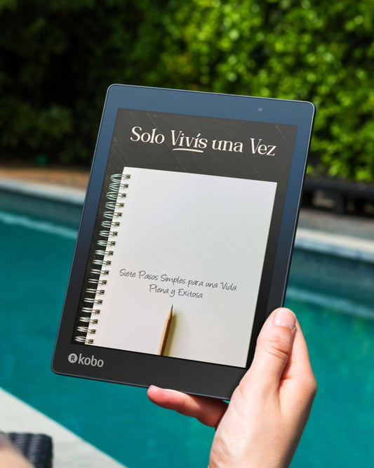 Portada del libro digital Solo vivís 1 vez: dejá de postergarte y empezá a vivir con intención